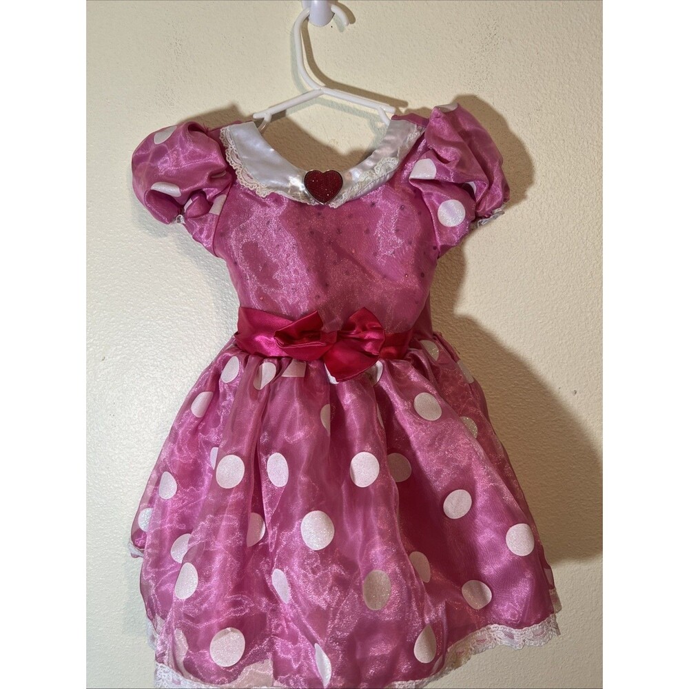 Disney Store Girls Toddler Minnie Mouse Dress - Full Dress - Size 2T